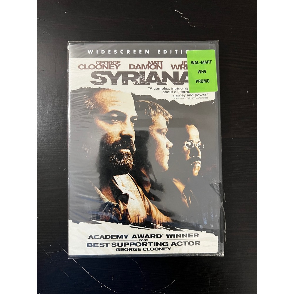 Syriana DVD Widescreen Edition George Clooney Matt Damon New Sealed 2005 Movie